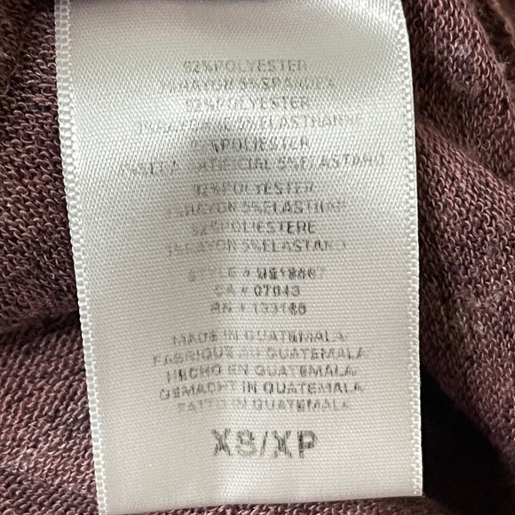 ERI + ALI Anthropologie Sasha Hacci Ruffle Sleeve Mauve Top, XS - Picture 6 of 8